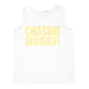 The Juniper Shop Chasing Sunshine Block Distressed Toddler Tank - 1 of 4