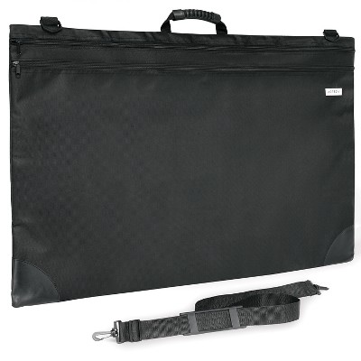 Arteza Soft Art Portfolio for Artwork, 24" x 36", Black (ARTZ-4328)