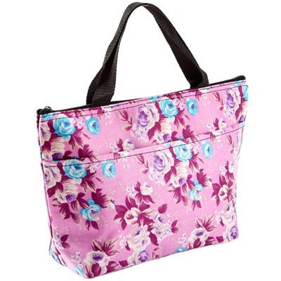 The Lakeside Collection Insulated Floral Tote Bag