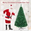 6ft PVC Artificial Christmas Tree with Foldable Metal Base Indoor Outdoor Use, Green - 3 of 4