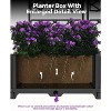 3 PCS Raised Garden Bed Kit with Trellis - Vertical Planter Box for Balcony Privacy Screen, Small Space Gardening,Vegetables & Flowers - 4 of 4
