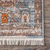 Nuloom Lauryn Vintage 5x8 Indoor Area Rug for Living Room Bedroom Dining Room Kitchen, Blue/Ivory - 3 of 4