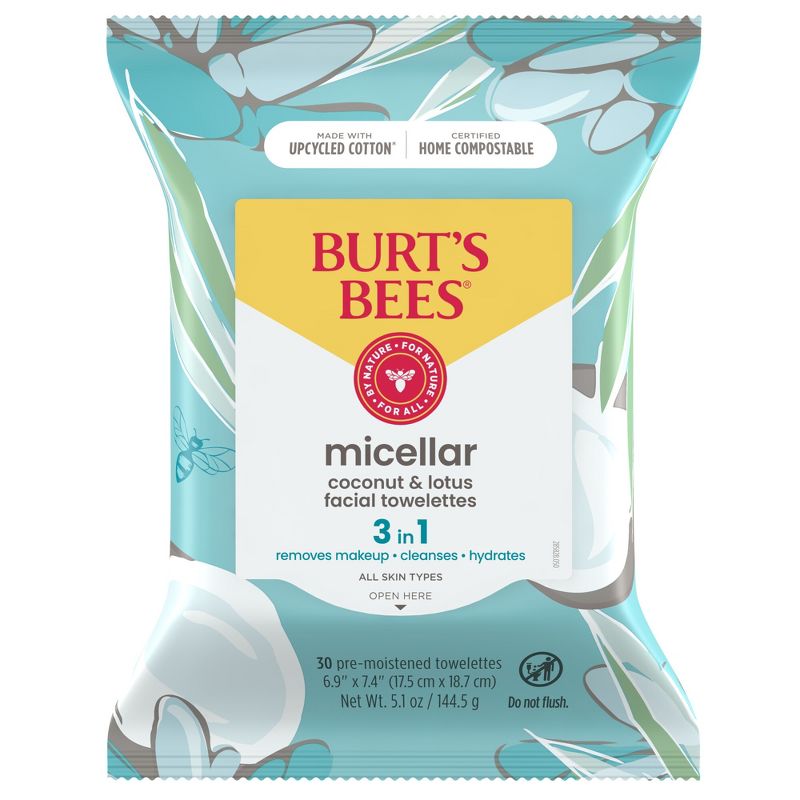 Burt's Bees Facial Cleansing Towelettes - 30ct, 1 of 26