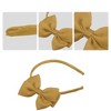 Unique Bargains Bow Headband Fashion Cute Polyester Hairband for Teenager 5.9x4.4 Inch - 3 of 4