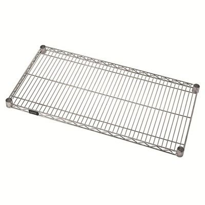 Quantum Storage Systems Wire Shelf, 72"W X 18"D, 600 - 800 Lb. Capacity, 304 Stainless Steel, Nsf