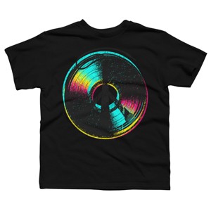 Boy's Design By Humans Colors and Music By clingcling T-Shirt - 1 of 4