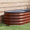 Okak Outdoor Galvanized Raised Garden Bed Kit, Elevated Planter Box with Safety Edging, Easy DIY for Flowers, Herbs, Vegetables - 2 of 4