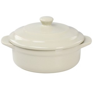Gibson Stoneware Round Mini Casserole with Lid - 1 of 4
