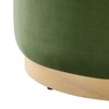 Modway Tilden Large 23 in. Round Performance Velvet Upholstered Ottoman - 3 of 4