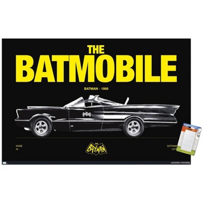 Trends International DC Comics Batman: 85th Anniversary - 1966 Batmobile Unframed Wall Poster Prints