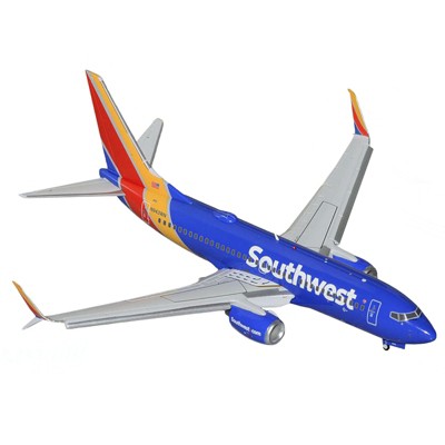 Boeing 737-700 Commercial Aircraft with Flaps Down "Southwest Airlines" Blue "Gemini 200" 1/200 Diecast Model by GeminiJets