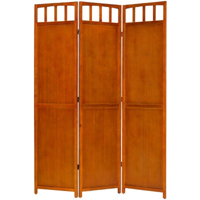 3 Panels Solid Wood Privacy Screen Room Divider Walnut Finish 5 8 Ft   GUEST Bb69fc73 D072 48b1 977e Fae16568e4a3