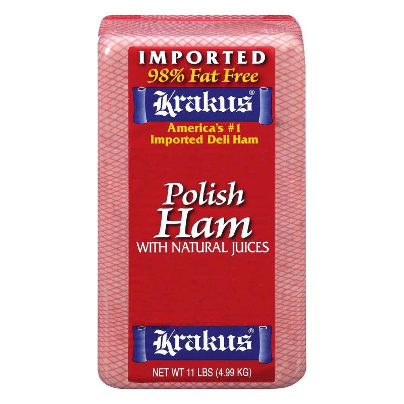 Krakus Polish Ham with Natural Juices - Deli Fresh Sliced - price per lb, 1 of 6