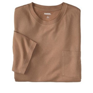 KingSize Shrink-Less Lightweight Pocket Crewneck T-Shirt - 1 of 4