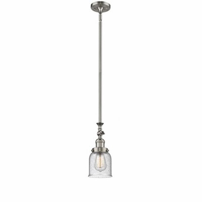 Bell - 1 Light Stem Hung Tiltable Mini Pendant In Industrial Style-14 Inches Tall and 5 Inches Wide