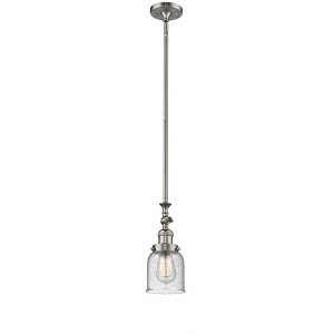 Bell - 1 Light Stem Hung Tiltable Mini Pendant In Industrial Style-14 Inches Tall and 5 Inches Wide - 1 of 1
