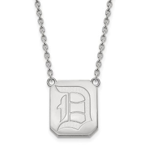Black Bow Jewelry Sterling Silver Duquesne Dukes NCAA Necklace 18 Inch - 1 of 4