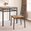 3 Piece Kitchen Table Set, Dining Table and Chairs for 2 - 4 of 4