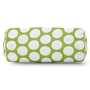 Majestic Home Goods,Bolster Pillow Polka Dot (Large) - 1 of 4
