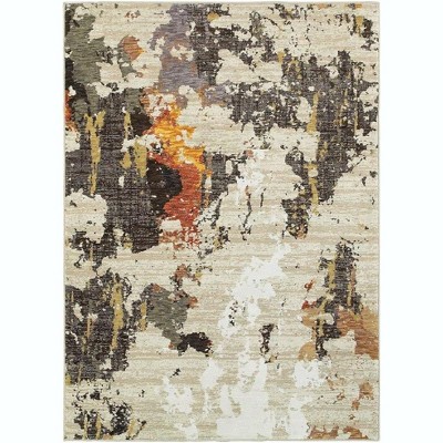 Oriental Weavers Evolution Area Rug, 3' x 5', Beige/Charcoal