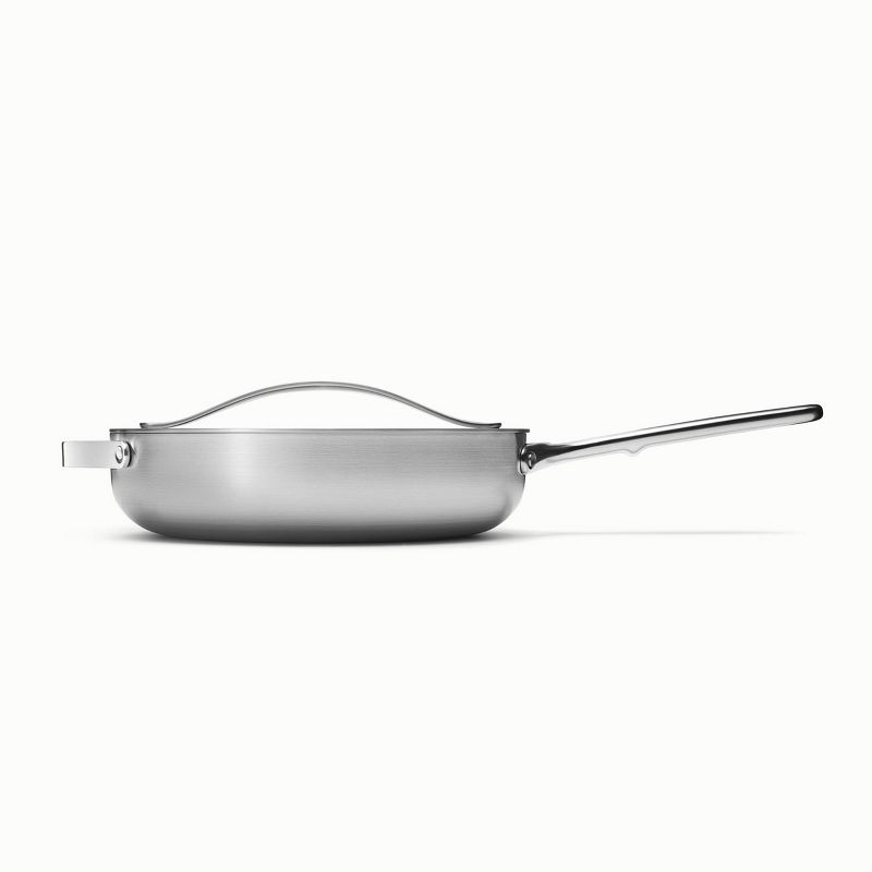Caraway Home 4.5qt Stainless Steel Saute Pan with Lid, 1 of 5