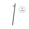 Yard Tuff Grip Rebar 18 Inch Steel Durable Tent Canopy Ground Stakes (12 Pack) - 2 of 2