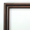 40" x 29" Non-Beveled Dark Bronze Scoop Wood Wall Mirror - Amanti Art - 3 of 4