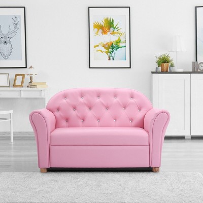 Infans Kids Sofa Princess Armrest Chair Lounge Couch Children Toddler Gift