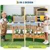 Mud Kitchen for Kids Outdoor Play Kitchen with See Through Planter Box & 2 Side Plant Pots Storage Shelves £¦ Pretend Stove Ideal Gift for Kids 3-8 - 2 of 4