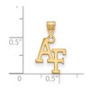 Black Bow Jewelry 14k Yellow Gold Plated Sterling Silver United States Air Force Academy Fighting Falcons NCAA Small Pendant - 2 of 3