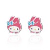 Sanrio Womens Hello Kitty and Friends Silver Plated and Enamel Stud Earrings, Officially Licensed - 3 of 4
