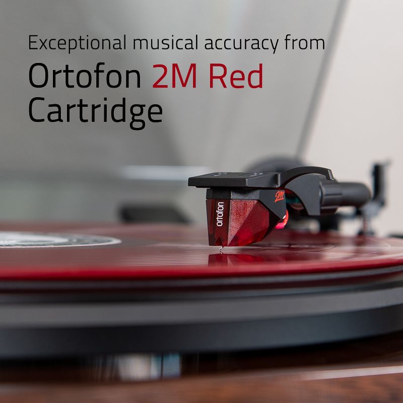 Fluance RT83 Reference High Fidelity Vinyl Turntable Record Player with Ortofon 2M Red Cartridge & Speed Control Motor, 2 of 10