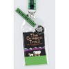 The Oregon Trail Lanyard ID Badge Holder Retro Video Game Design w/ Rubber Charm and Collectible Sticker Green - 3 of 3