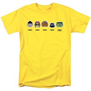Teen Titans Go Floating Heads Adult T-Shirt - 1 of 4