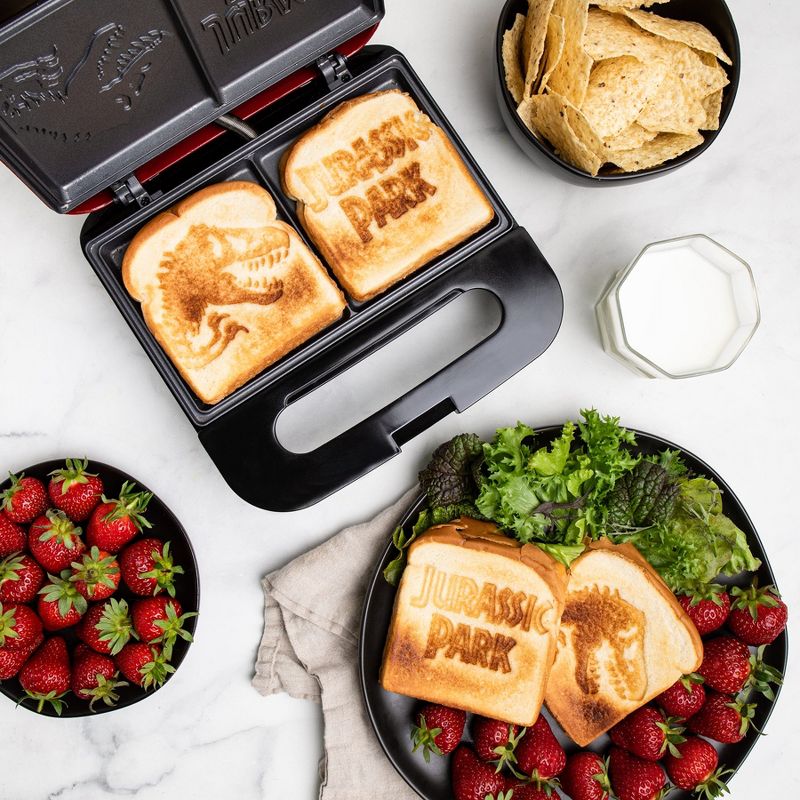 Uncanny Brands Jurassic Park Grilled Cheese Maker, 4 of 10