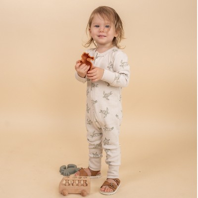Organic Convertible Zip Romper - Turtles