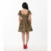 Unique Vintage Women's Puff Sleeve Flare Dress - 2 of 4
