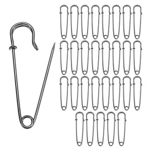 Unique Bargains Durable Sewing Upholstery Spring Lock Blanket Bulk Large Safety Pins 30 Pcs - 1 of 4