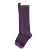 Memoi Women's Eyelet Romance Knee-High Socks - 3 of 4