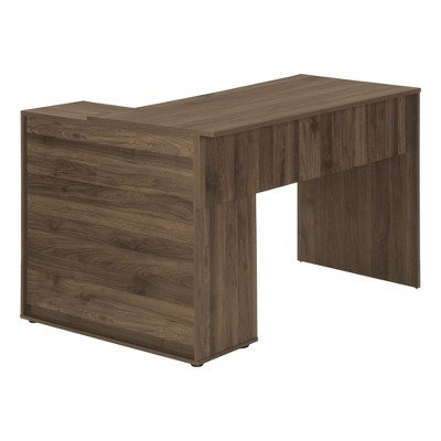 Monarch Specialties Computer Desk Home Office Corner Storage Drawers 46InchL L Shape Work Laptop Laminate Walnut Contemporary Modern