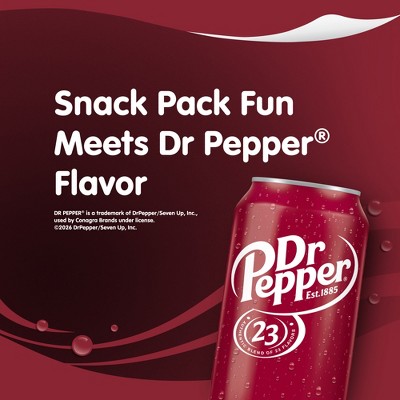 Snack Pack Dr Pepper Fruit Gelatin - 13oz
