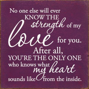 Slickblue Wood Sign with Quote – Rustic Decor, "You Know My Heart" Saying, 7x7, Multicolor Options - 1 of 3