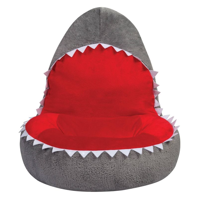 Shark Plush Character Kids&#39; Chair - Trend Lab, 4 of 6