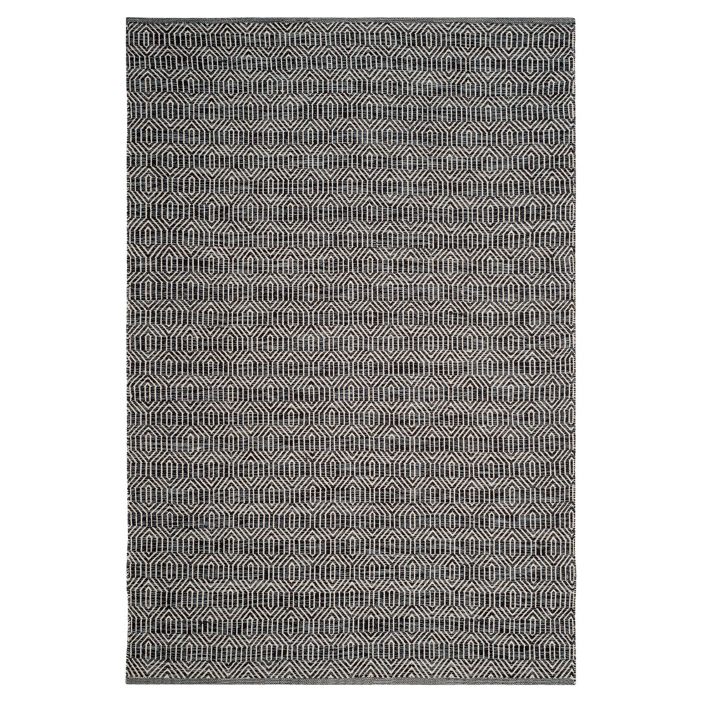 5'x7' Rudie Rug Ivory/Dark Gray - Safavieh