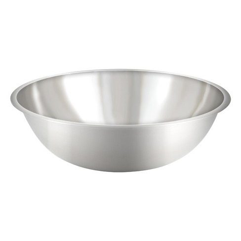 Winco Mixing Bowl, Economy, Stainless Steel, 16 Quart