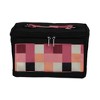 Everything Mary Sewing Kit Organizer Box, Checkered Pink Print - Portable Craft Caddy - 3 of 4