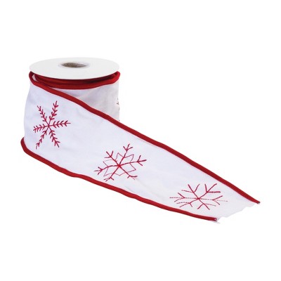 Holiday Snowflake Ribbon (Set of 2)