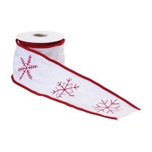 Holiday Snowflake Ribbon (Set of 2) - 1 of 2