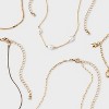 Mixed Starfish Seashell and Pearl Necklace Set 5pc - Wild Fable™ Gold - 3 of 3