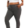 Women's Full Size Easy Living Ribbed Joggers - Blumin - 4 of 4